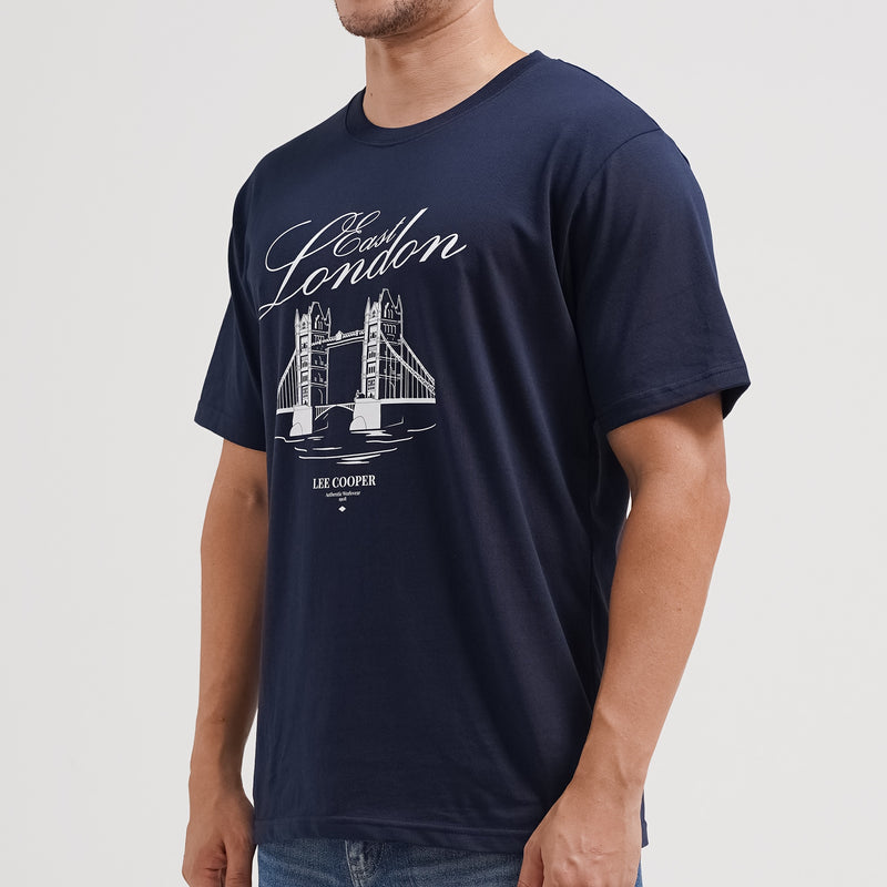 Lee Cooper T-Shirt London Bridge Navy