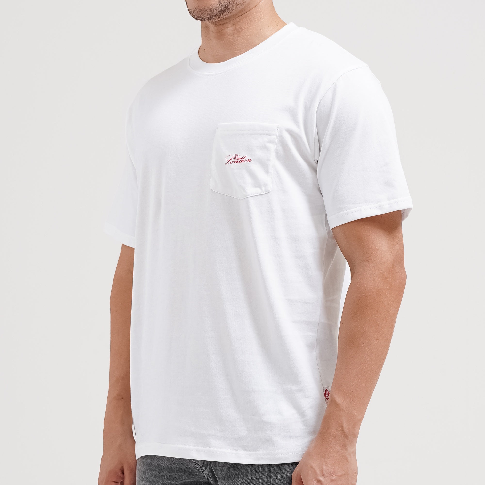 Lee Cooper T-Shirt London Bridge Pocket White