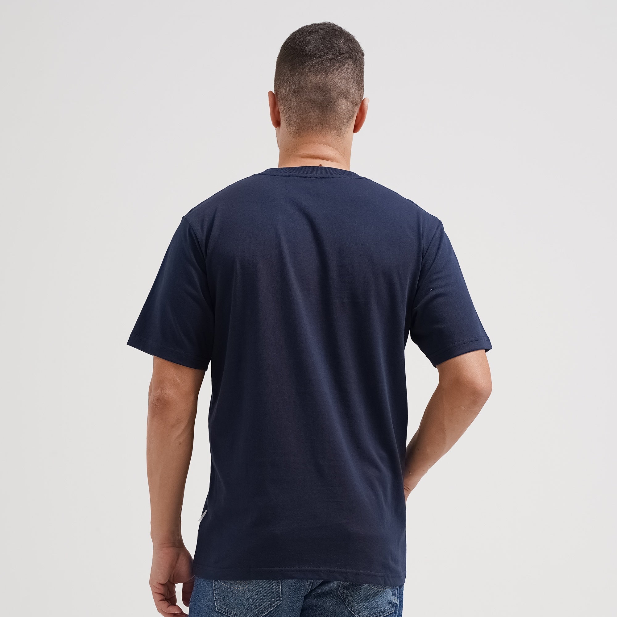 Lee Cooper T-shirt Logo Diamond Red Navy