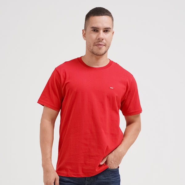 Lee Cooper T-Shirt Small Logo Red
