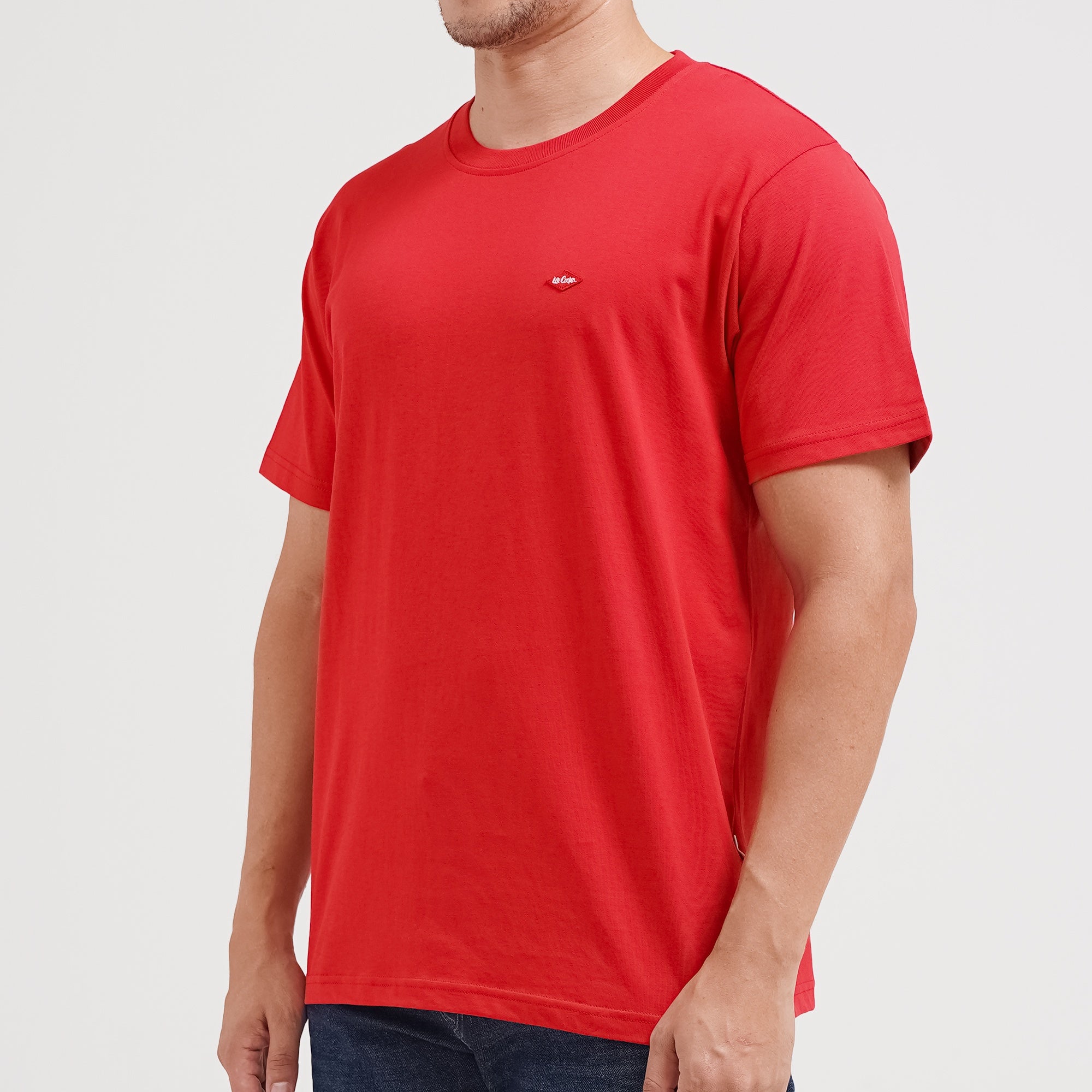Lee Cooper T-Shirt Small Logo Red