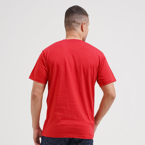 Lee Cooper T-Shirt Small Logo Red