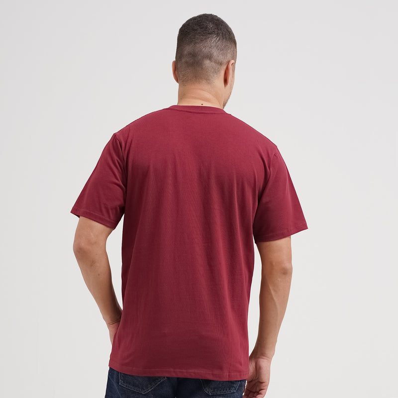 Lee Cooper T-Shirt Varsity Maroon