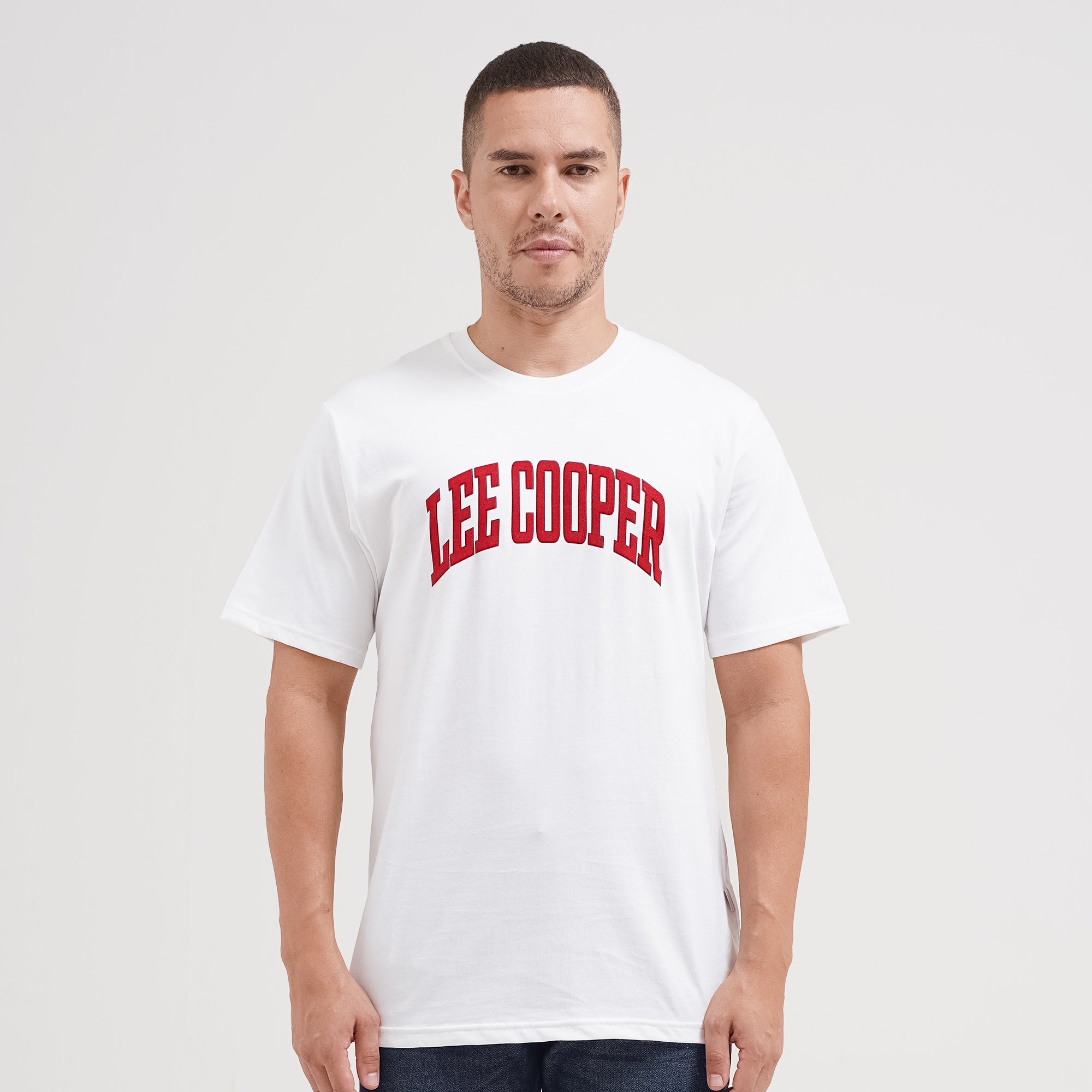 Lee Cooper T-Shirt Varsity White