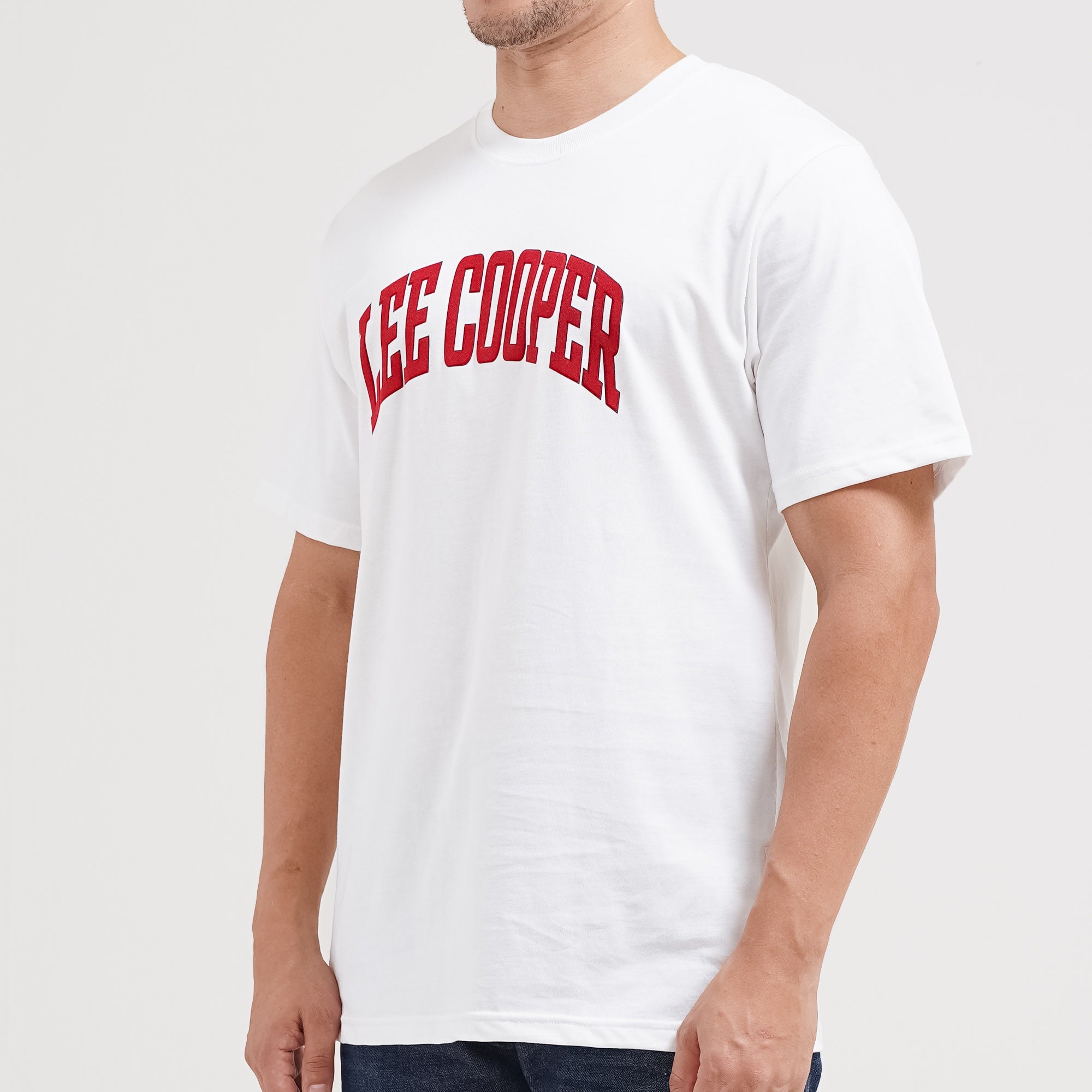 Lee Cooper T-Shirt Varsity White