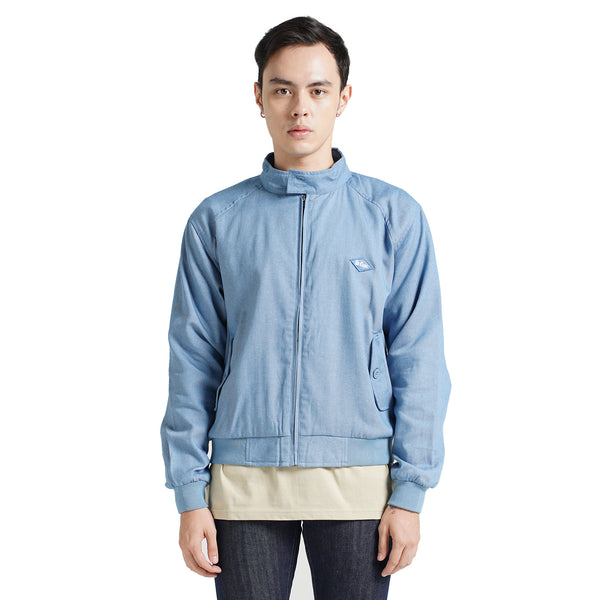 Lee Cooper Long Jacket Harrington Chambray