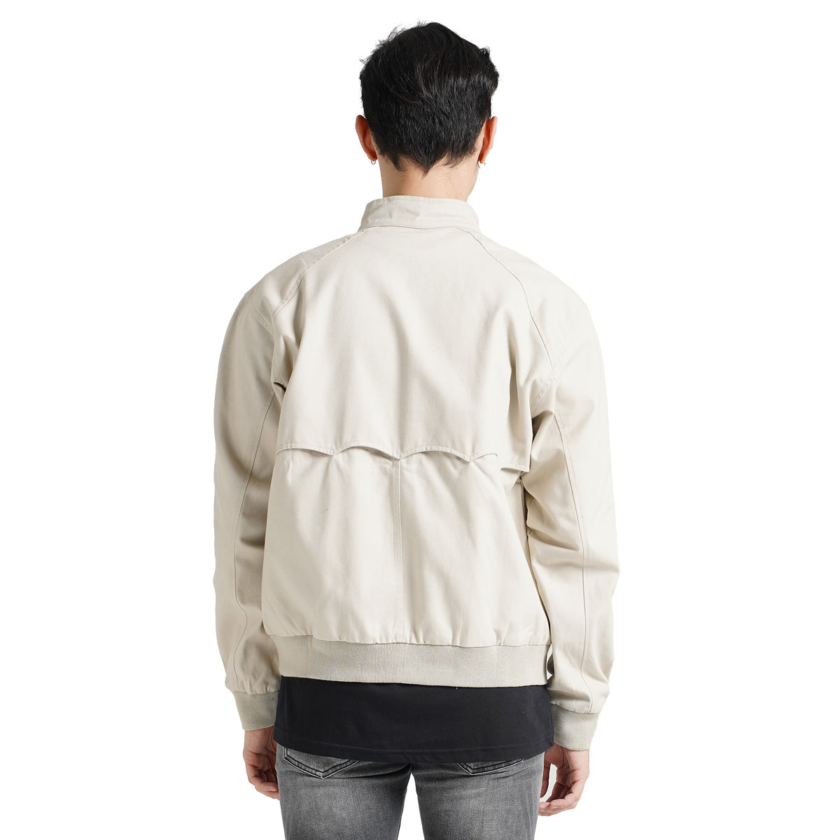 Lee Cooper Long Jacket Harrington Khaki