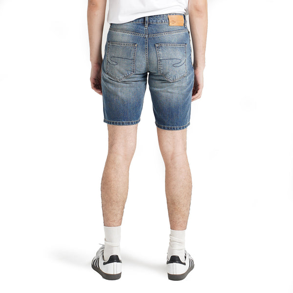 Lee Cooper Jeans Short Repaired Medium Blue