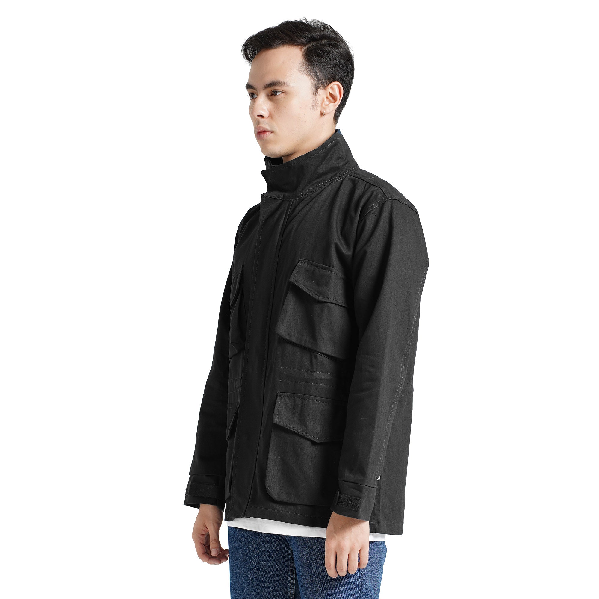 Lee Cooper Long Jacket Darnell Black