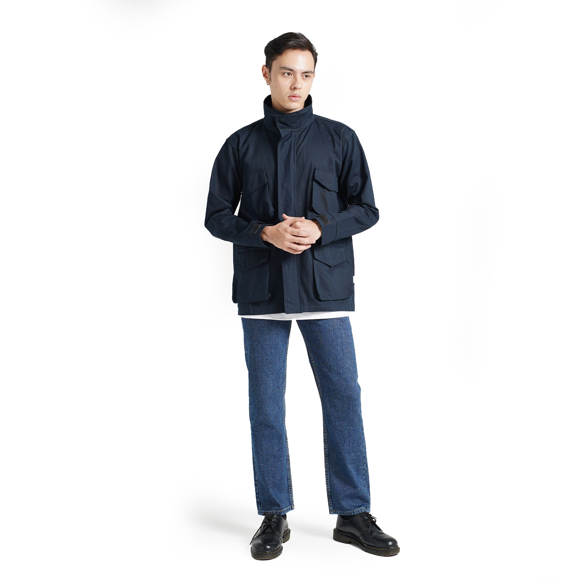 Lee Cooper Long Jacket Darnell Navy