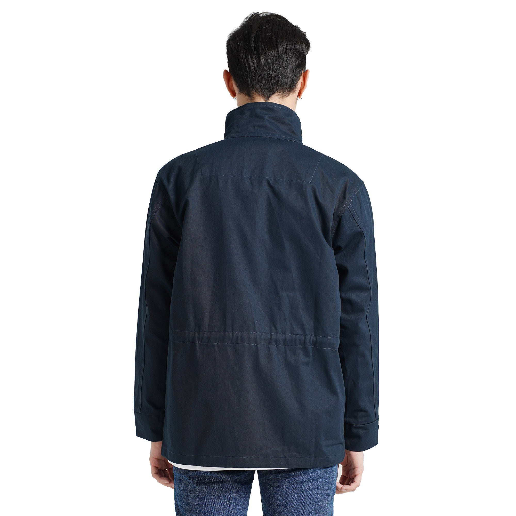 Lee Cooper Long Jacket Darnell Navy