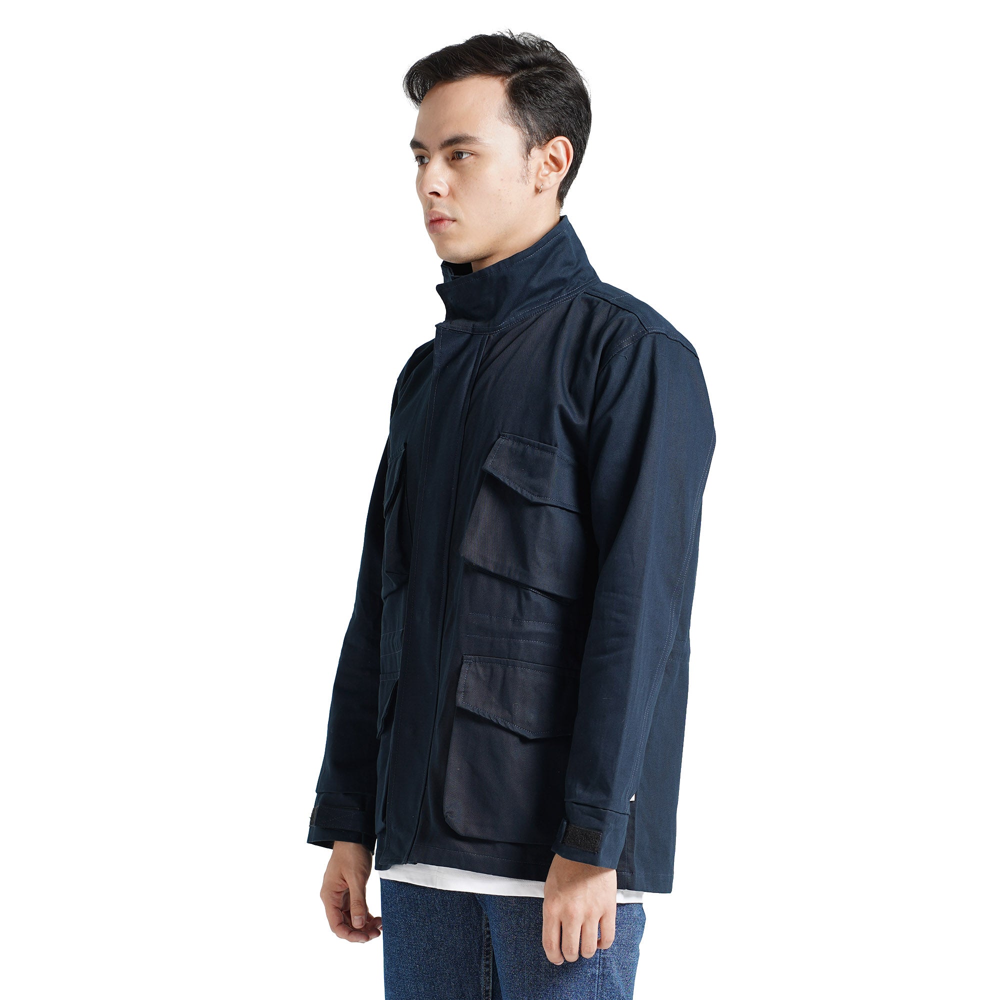 Lee Cooper Long Jacket Darnell Navy