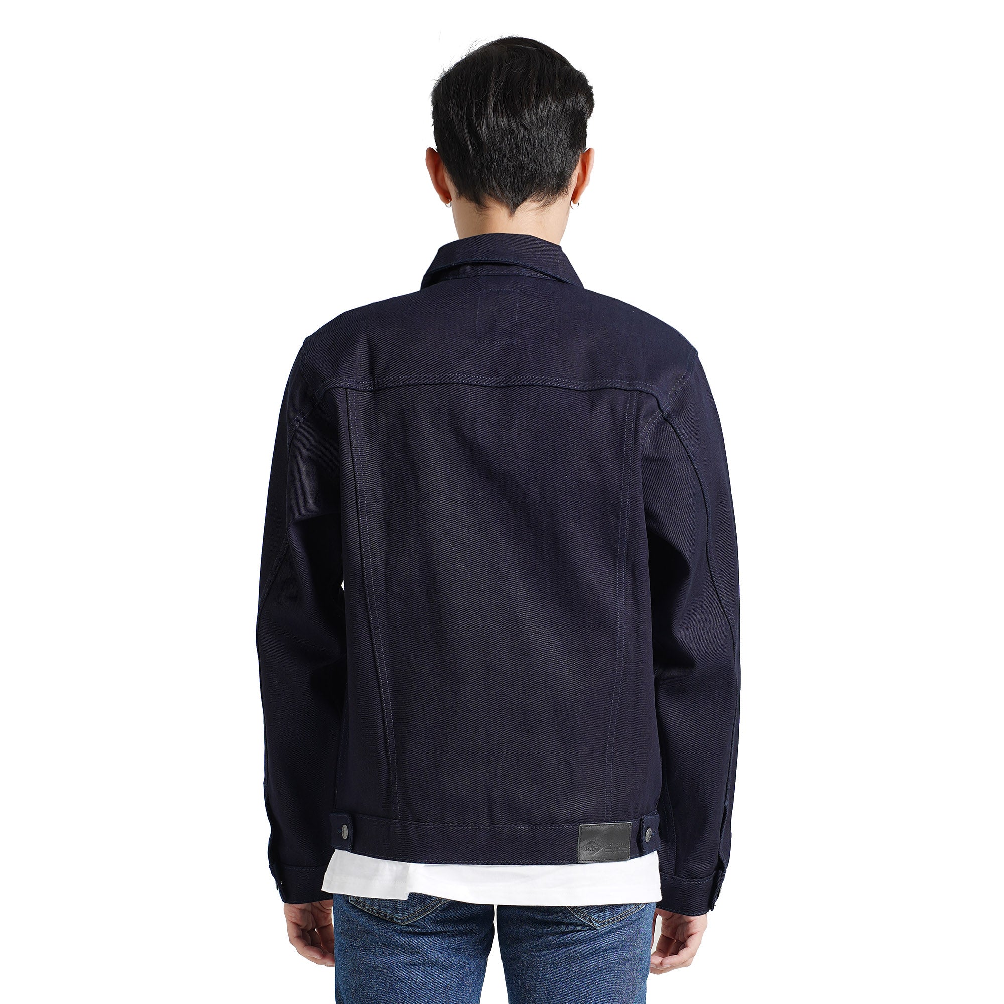 Lee Cooper Long Jacket Denim Trucker Dry Blue