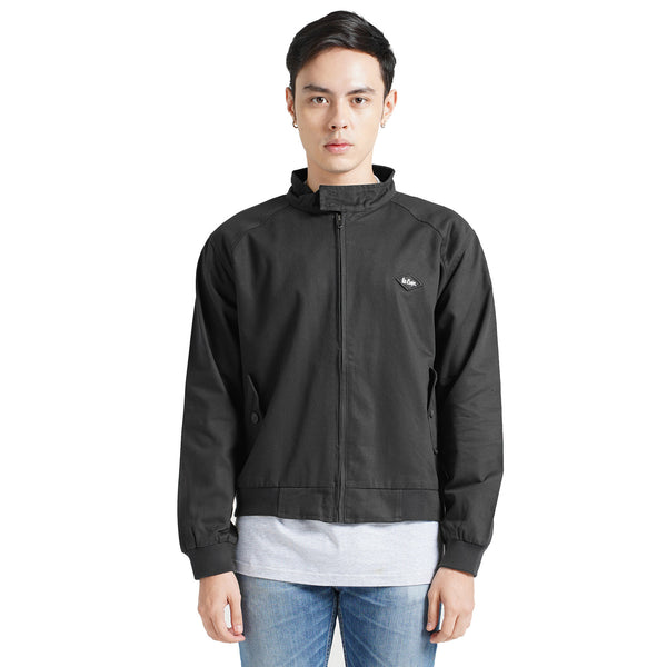 Lee Cooper Long Jacket Harrington Black