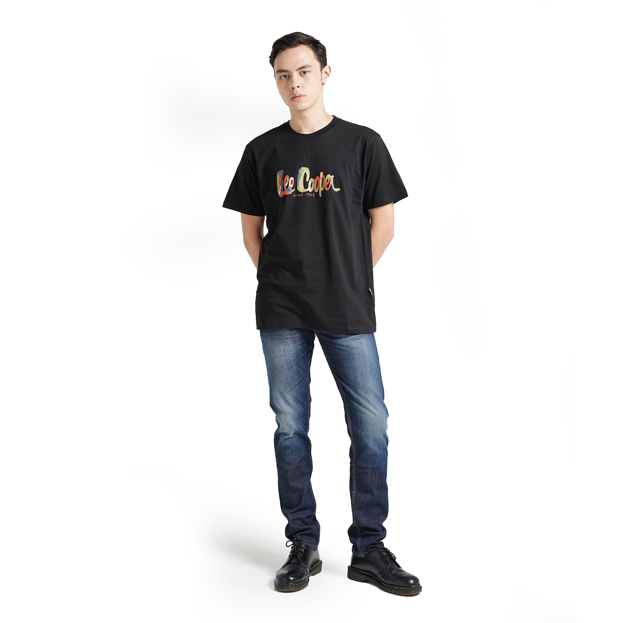 Lee Cooper T-shirt Crayon Black