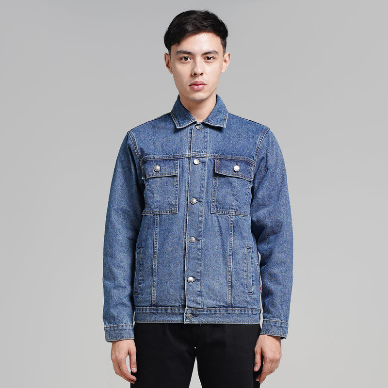 Lee Cooper Jacket Denim Hunter Classic Medium Blue