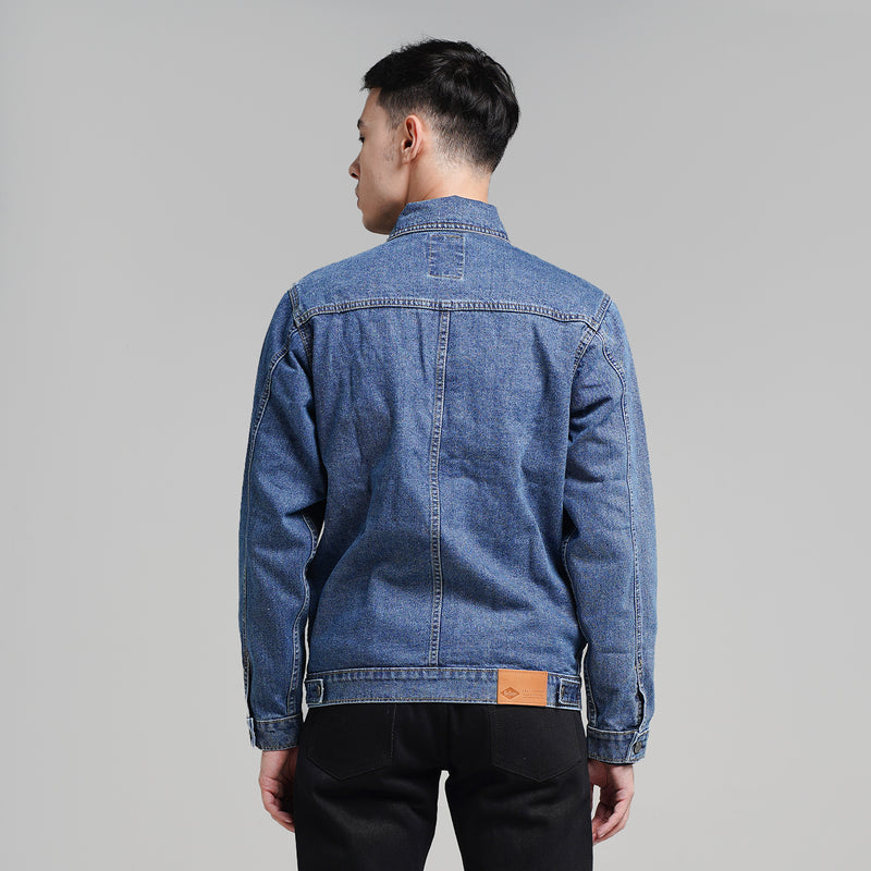 Lee Cooper Jacket Denim Hunter Classic Medium Blue