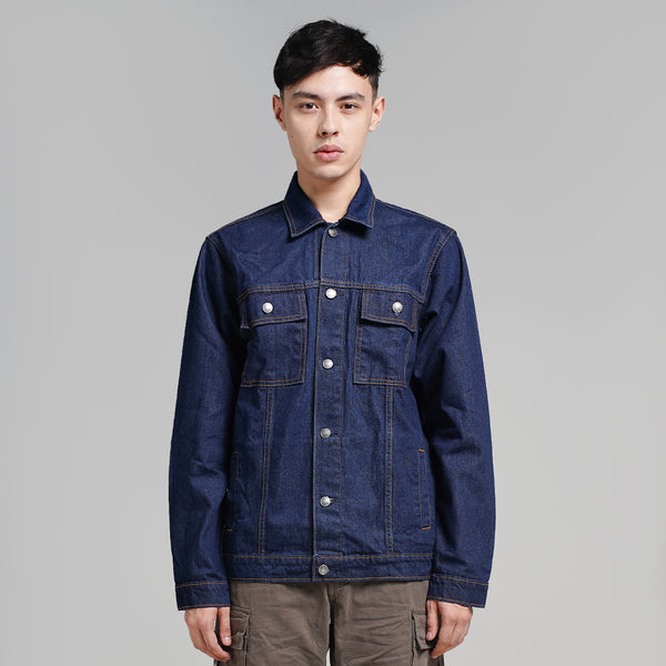 Lee Cooper Jacket Denim Hunter Raw-Medium Rinse Blue