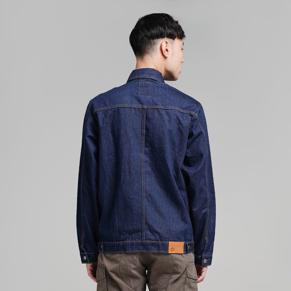 Lee Cooper Jacket Denim Hunter Raw-Medium Rinse Blue