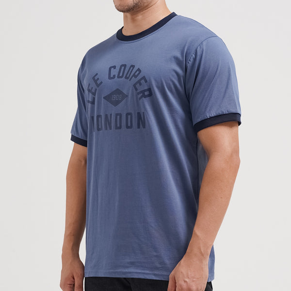 Lee Cooper T-Shirt League London Vintage Indigo