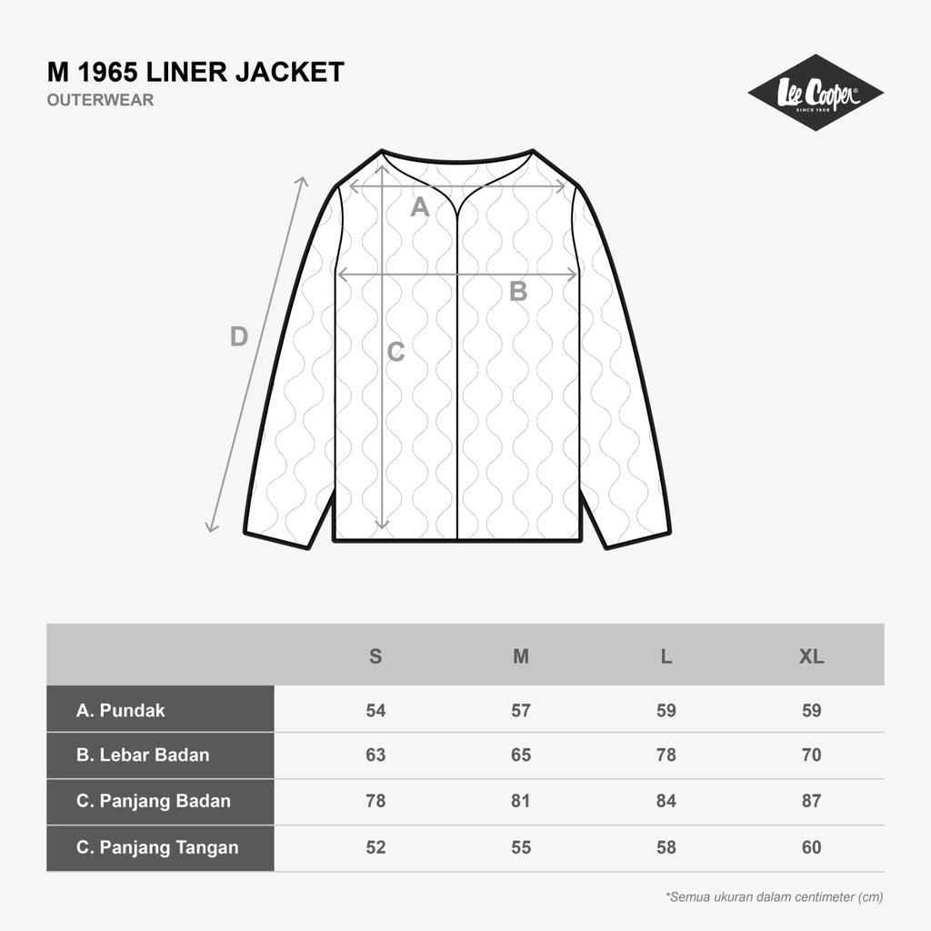 Lee Cooper Long Jacket Linner Navy