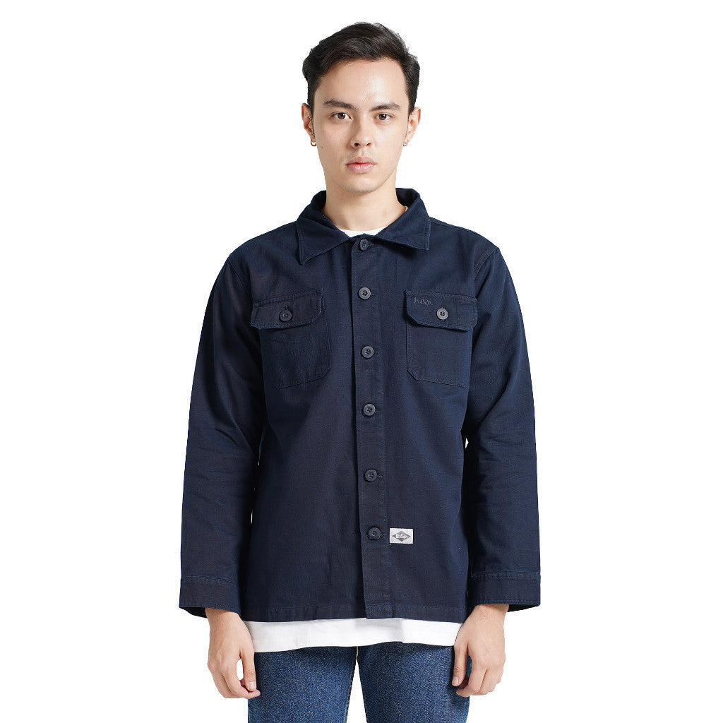 Lee Cooper Long Shirt Fatigue Blue