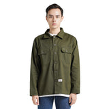 Lee Cooper Long Shirt Fatigue Olive