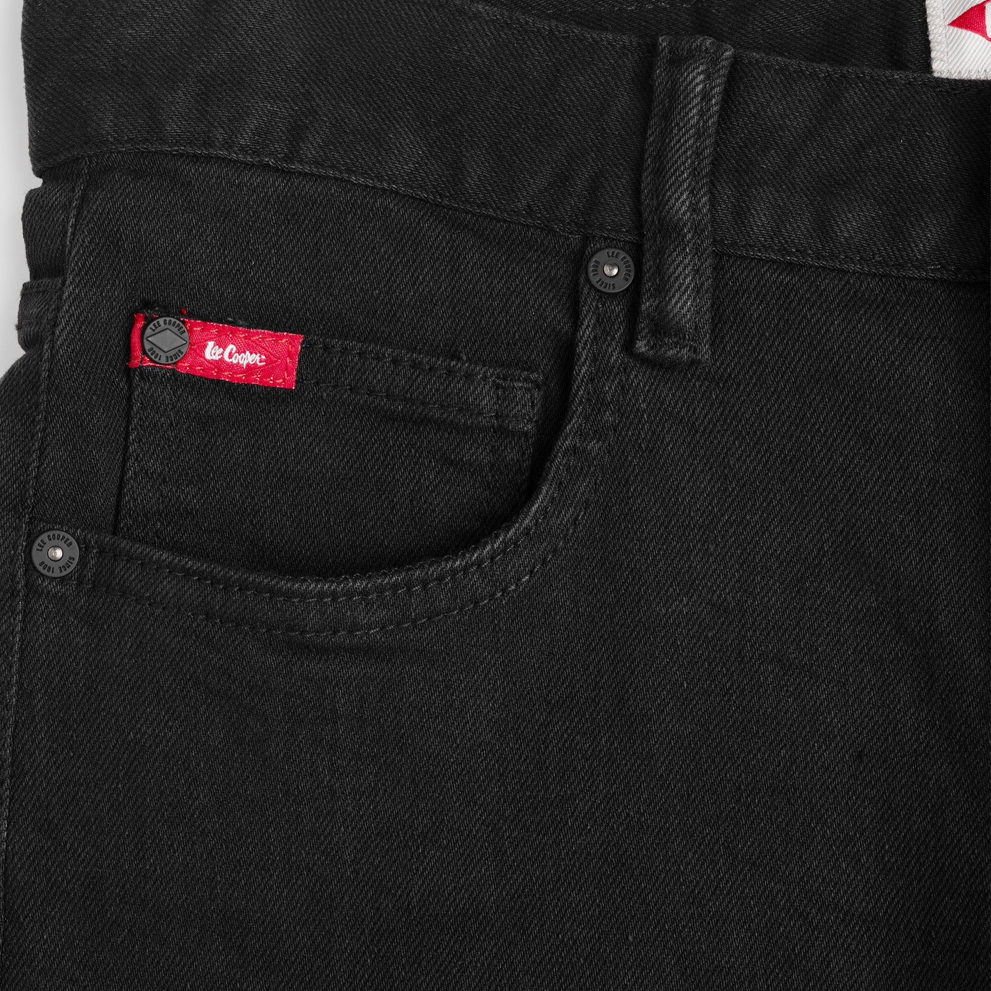 Lee Cooper Slim Fit Jeans Norris Rinse Black Arcane Medium Raw