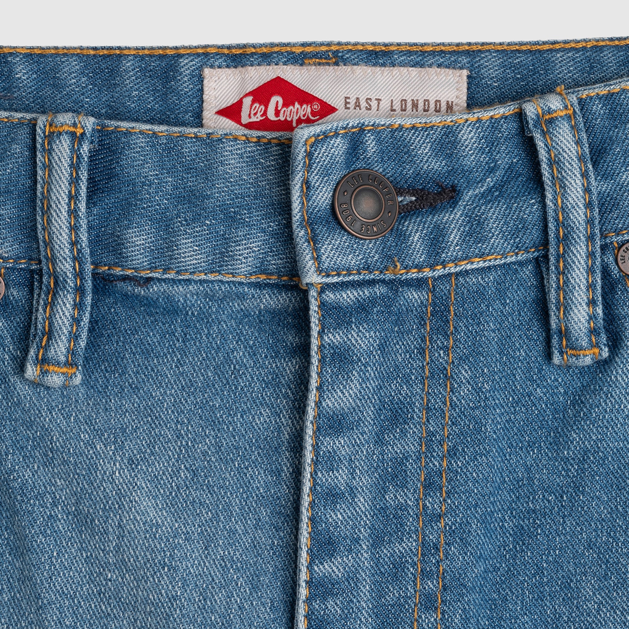Lee Cooper Slim Fit Jeans Norris Worn Light Blue Yodea