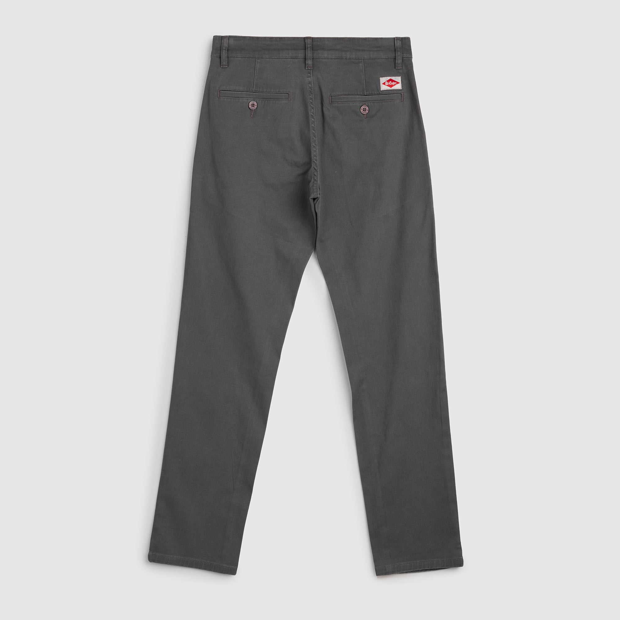 Lee Cooper Slim Fit Long Chino Philips Charcoal