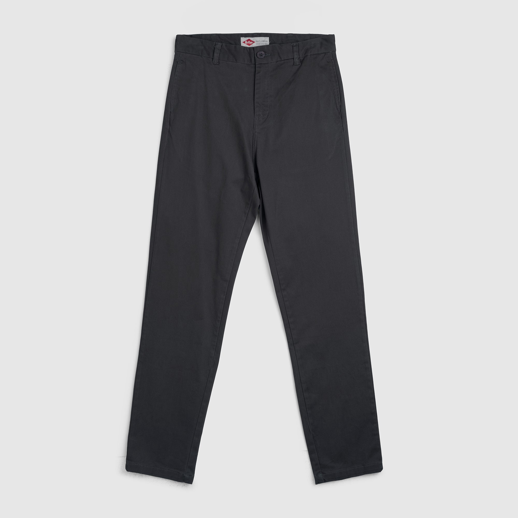 Lee Cooper Slim Fit Long Chino Abe Dark Grey
