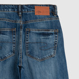 Lee Cooper Tapered Fit Jeans Arthur Worn Medium Blue Zone