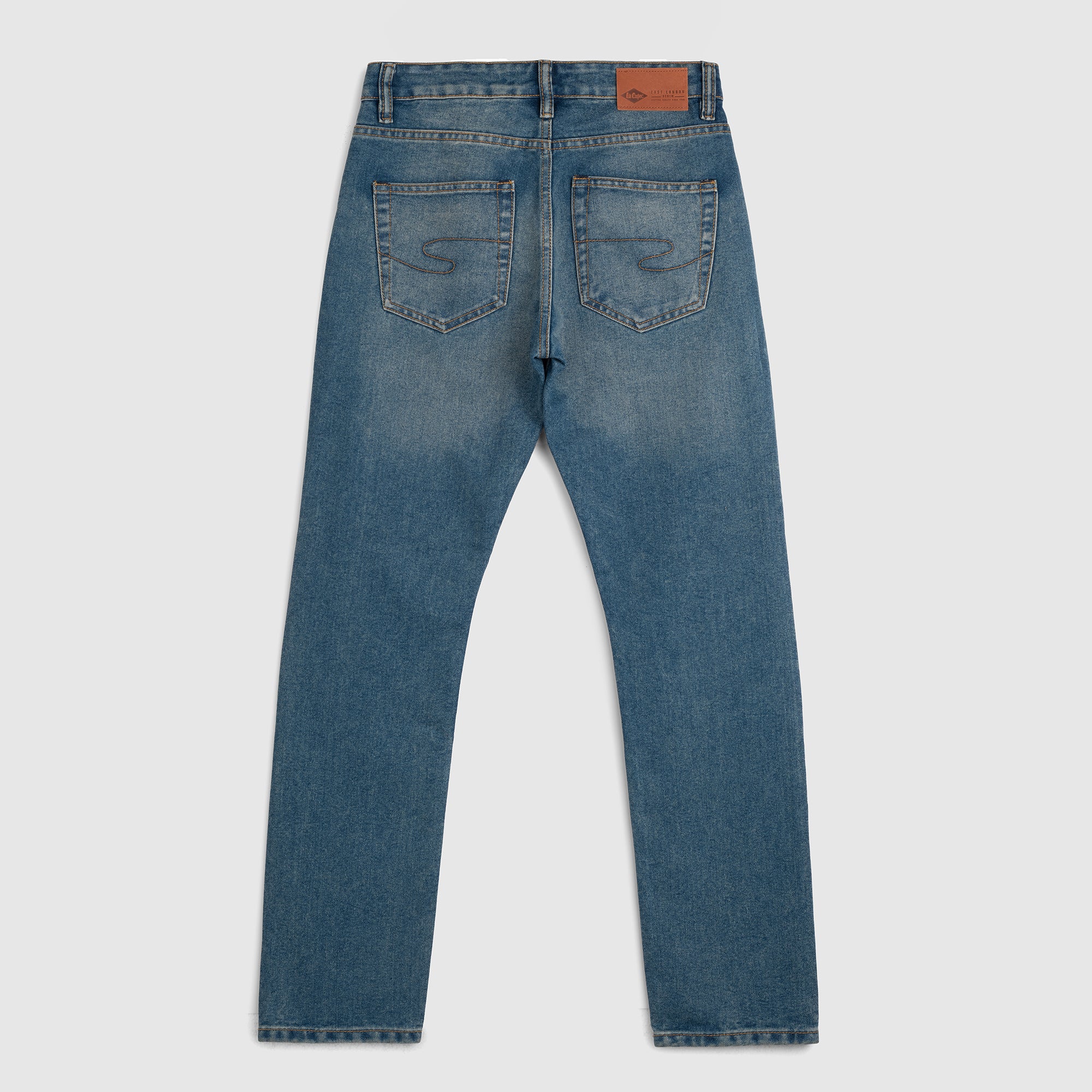 Lee Cooper Tapered Fit Jeans Arthur Worn Medium Blue 23