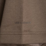 Lee Cooper T-Shirt Premium Boxy Fit Brown Granite