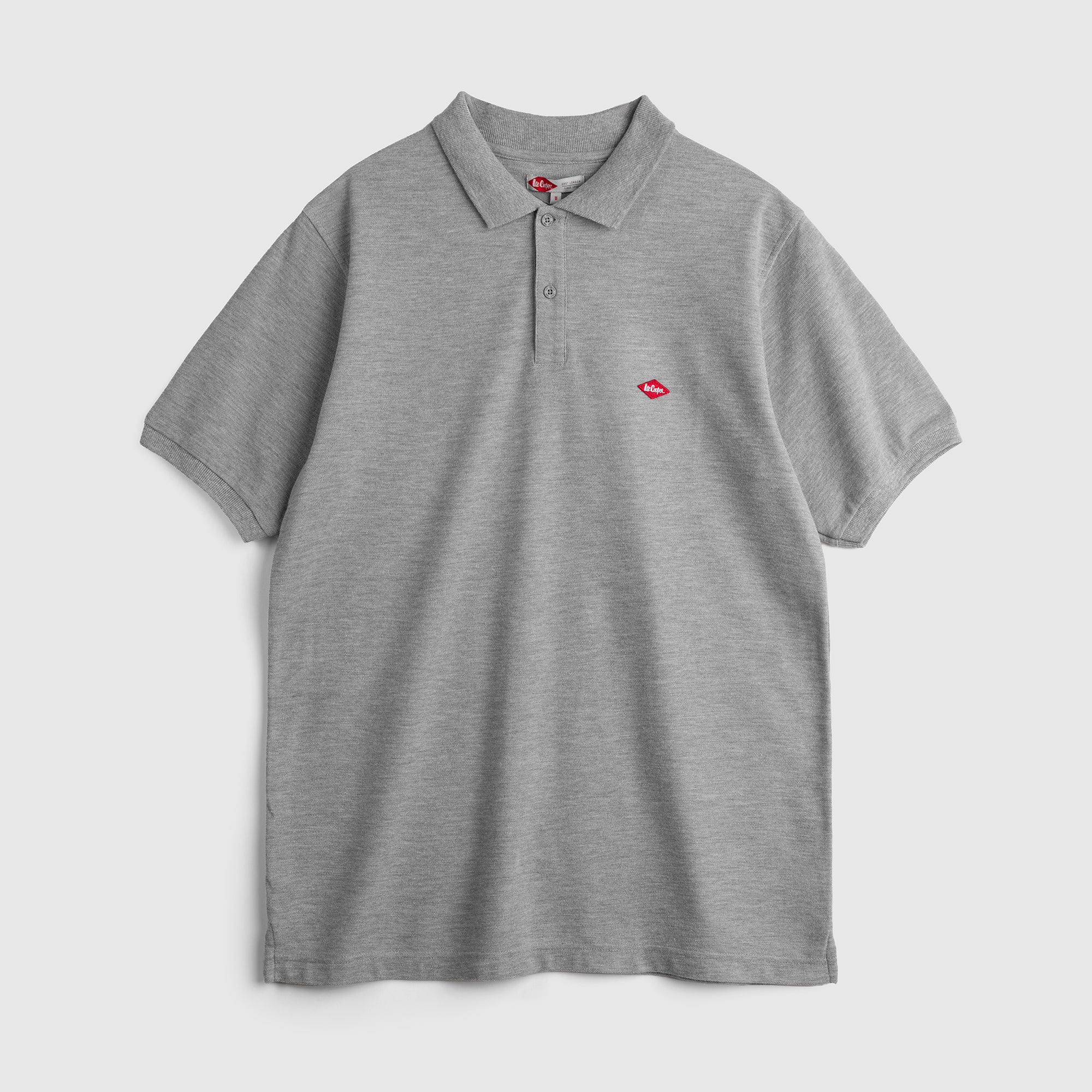 Lee Cooper Polo Shirt Logo Diamond Red Misty 71