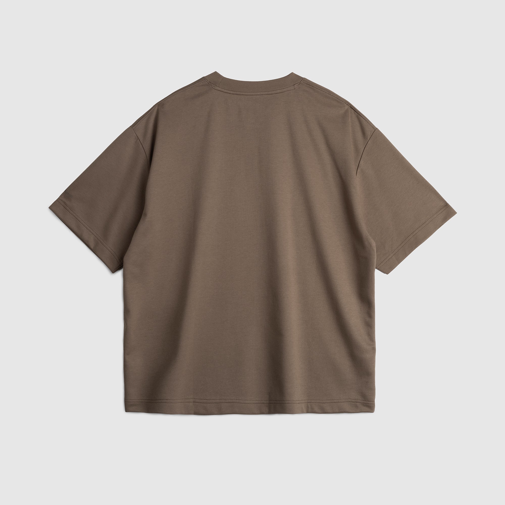 Lee Cooper T-Shirt Premium Boxy Fit Brown Granite