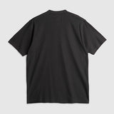 Lee Cooper T-Shirt Henley Buttoned Waffle Dark Grey