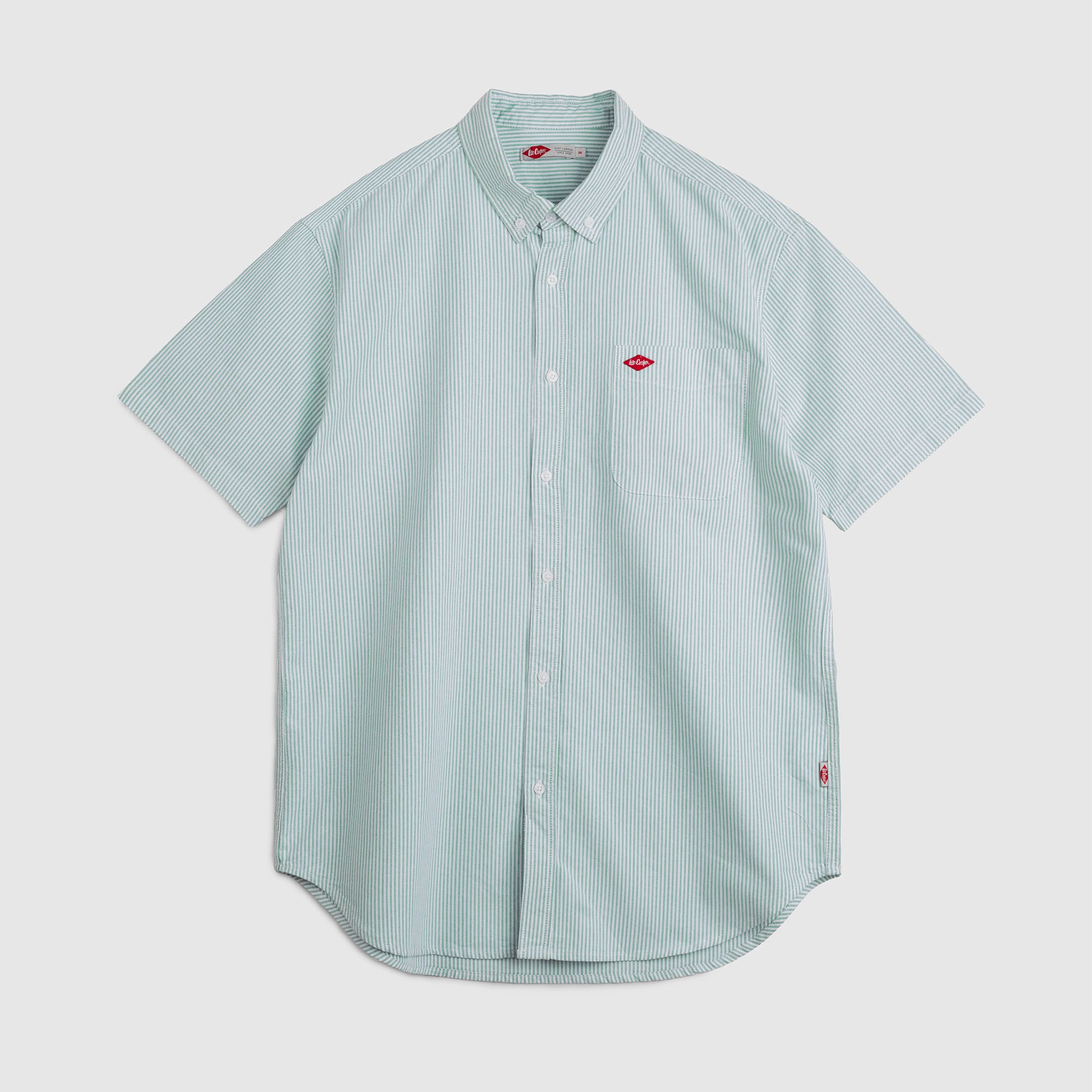 Lee Cooper Short Shirt Osmond Green White