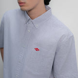 Lee Cooper Short Shirt Osmond Blue White