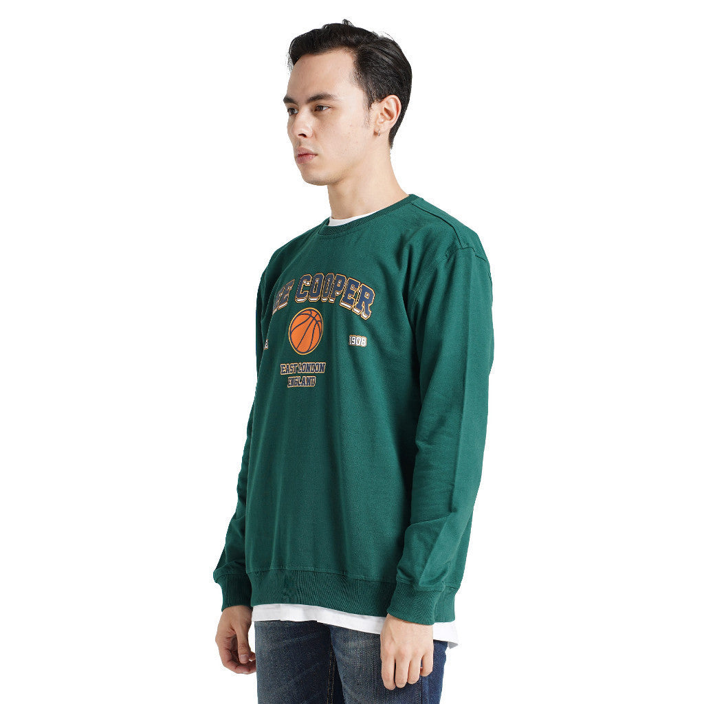 LEE COOPER SWEATER BASKET EMERALD GREEN