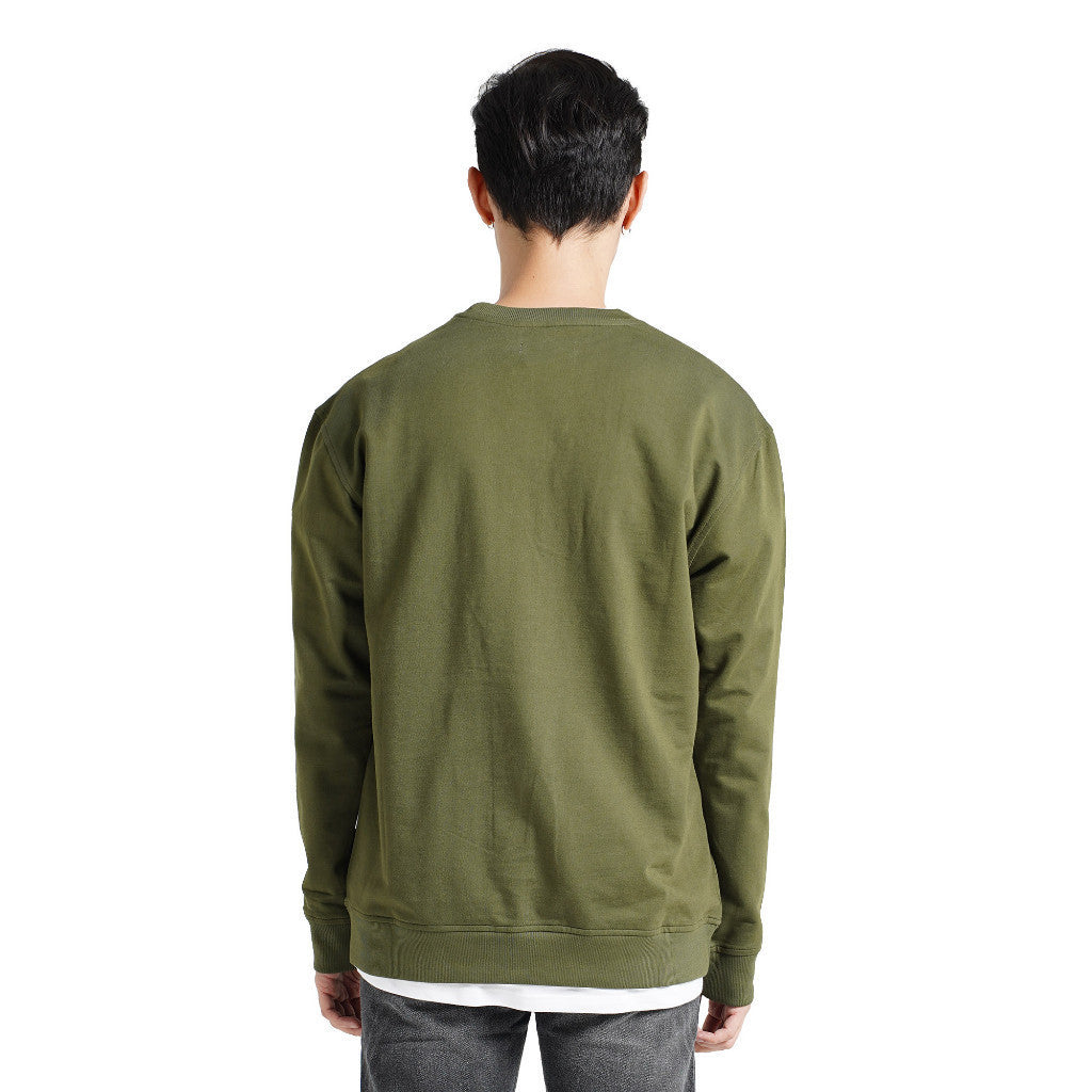 Lee Cooper Sweater LC 1908 Lines Olive