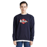 LEE COOPER SWEATER LOGO RETRO NAVY