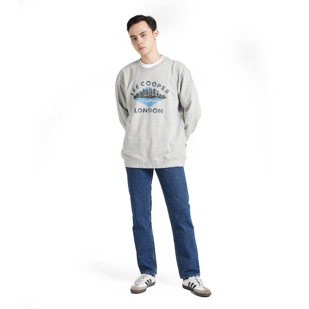 Lee cooper Sweater Seribble Sky Misty 71