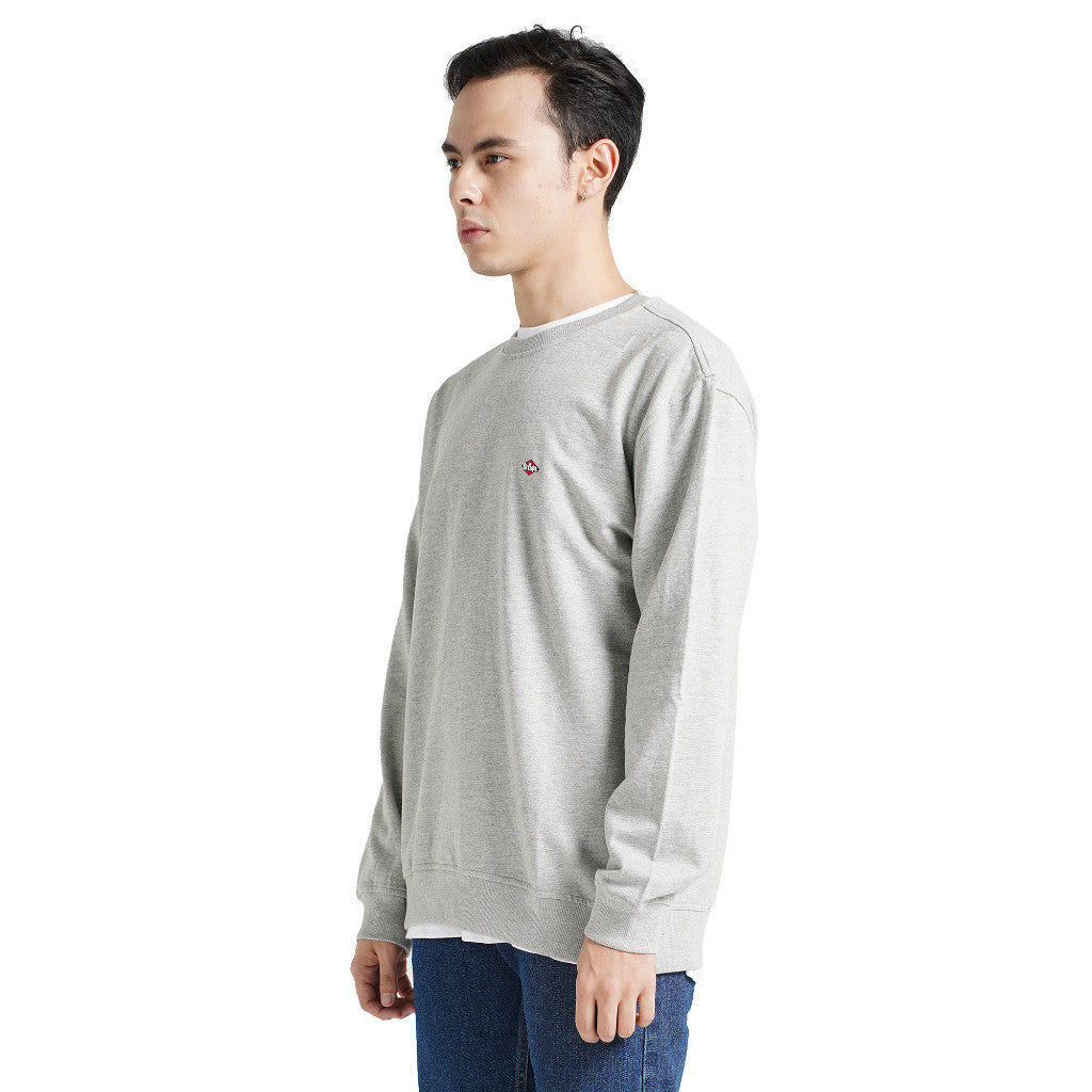Lee Cooper Sweater Small Logo Retro Misty 71