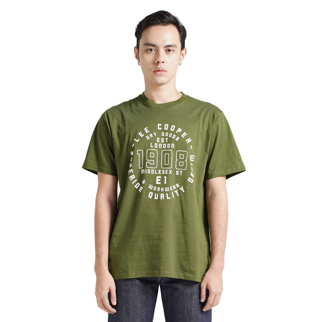 Lee Cooper T-Shirt Circle Superior Olive