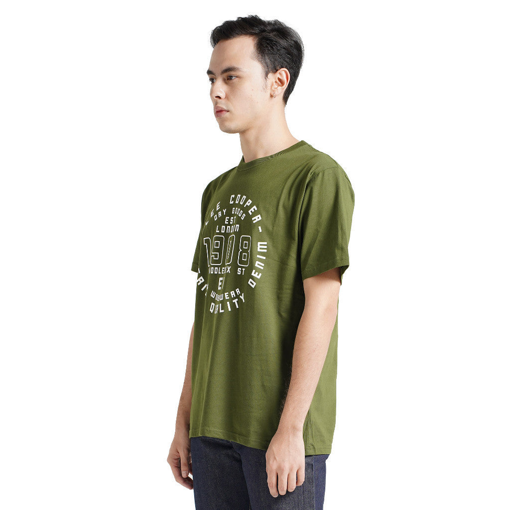 Lee Cooper T-Shirt Circle Superior Olive