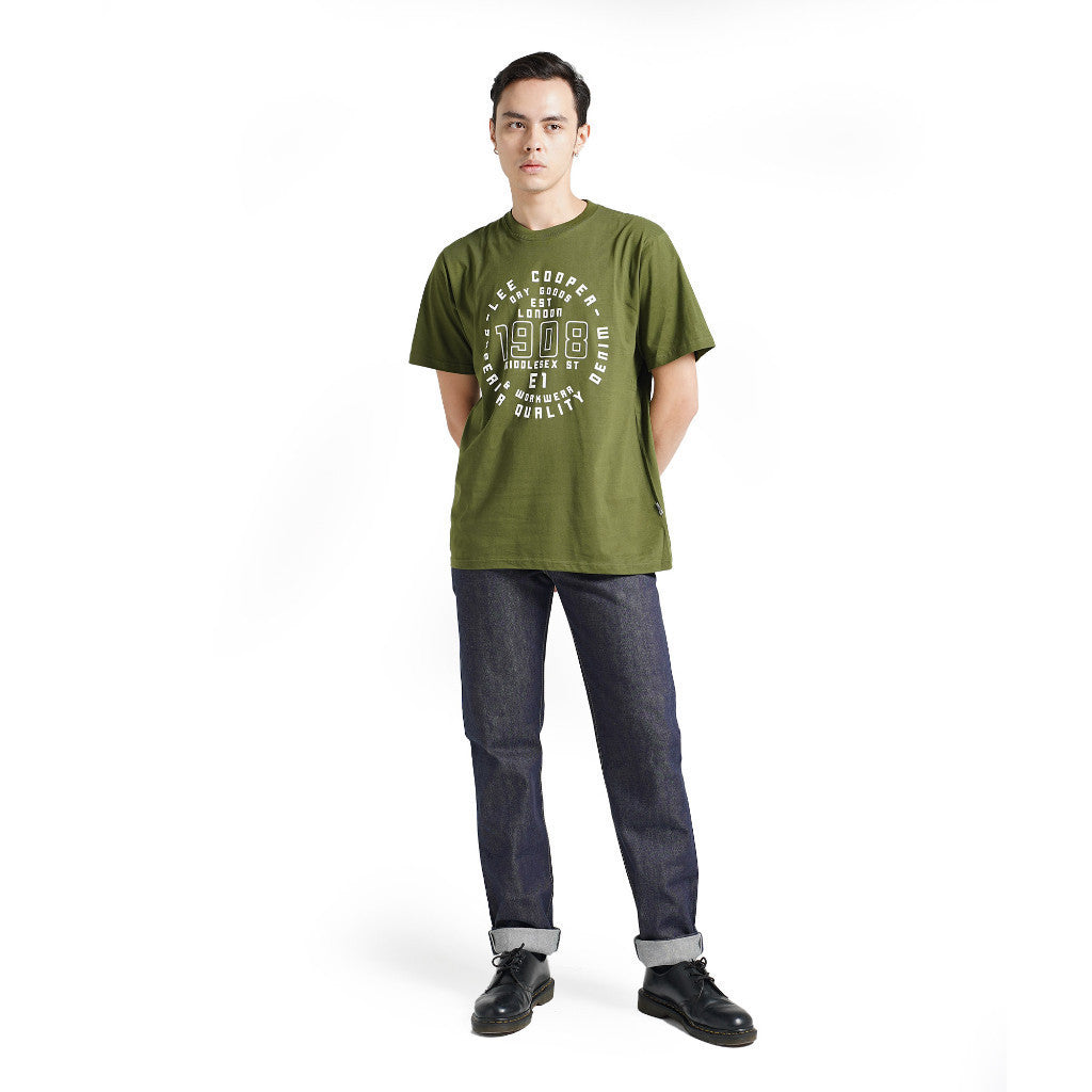 Lee Cooper T-Shirt Circle Superior Olive