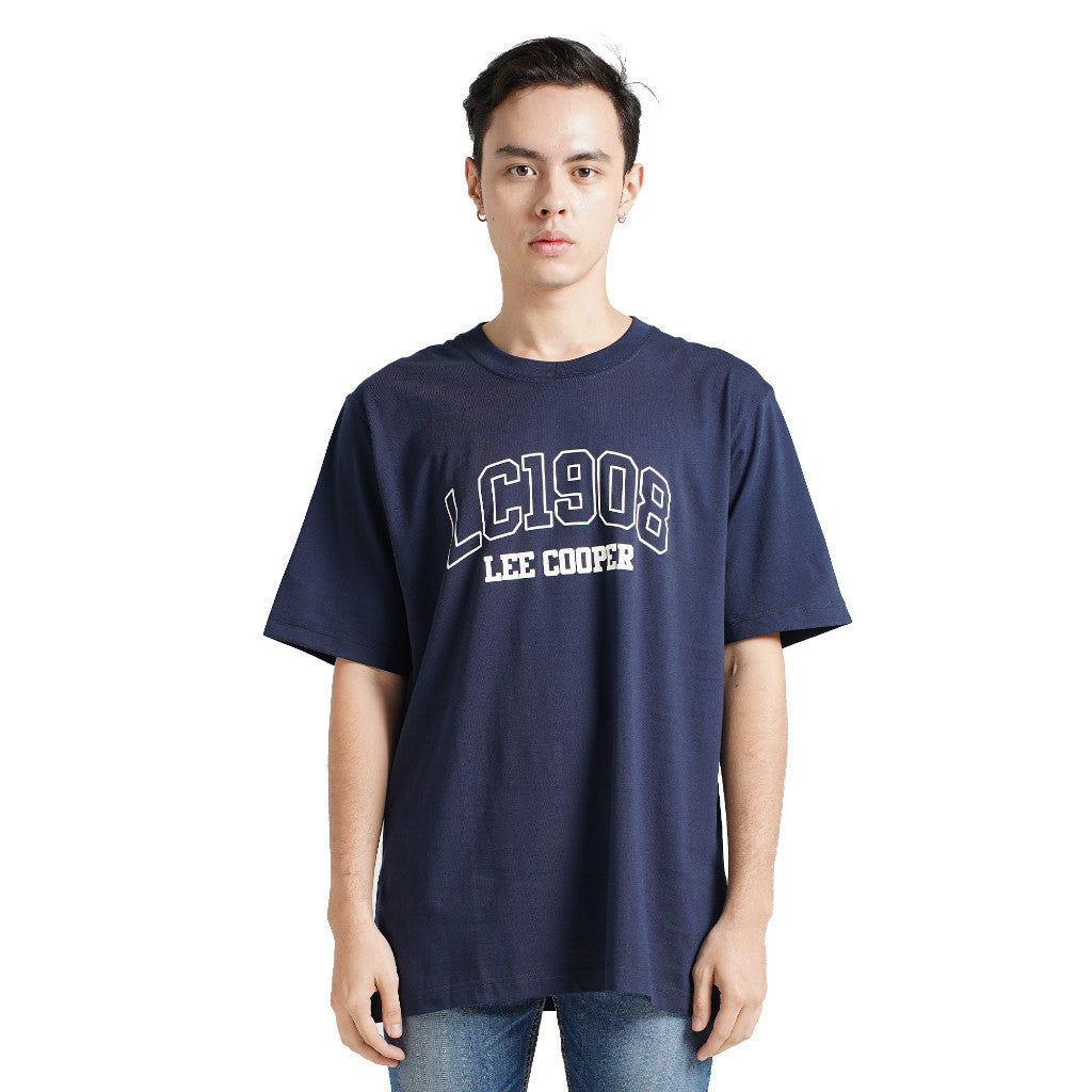 Lee Cooper Oversize T-Shirt LC 1908 Arc Navy