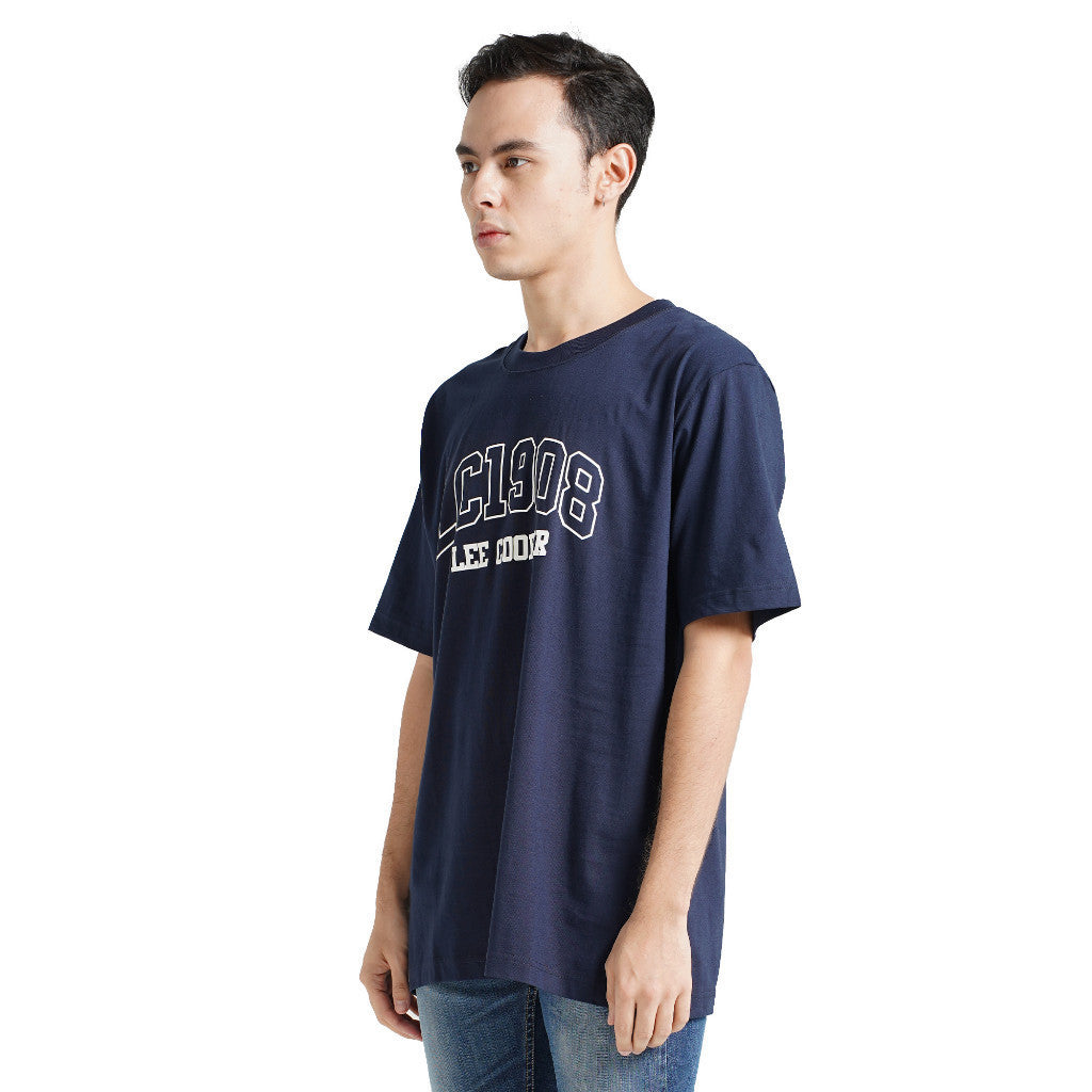 Lee Cooper Oversize T-Shirt LC 1908 Arc Navy