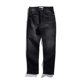 Lee Cooper Tapered Fit Jeans Arthur Worn Black Midnight